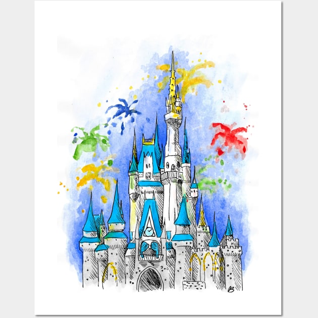 WDW Fireworks Wall Art by DanaBeyer